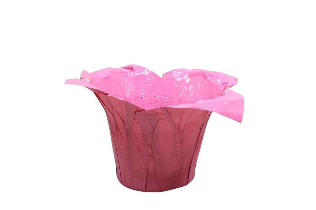 Deco Wraps wasserfest rosa D12,5xH10,5cm