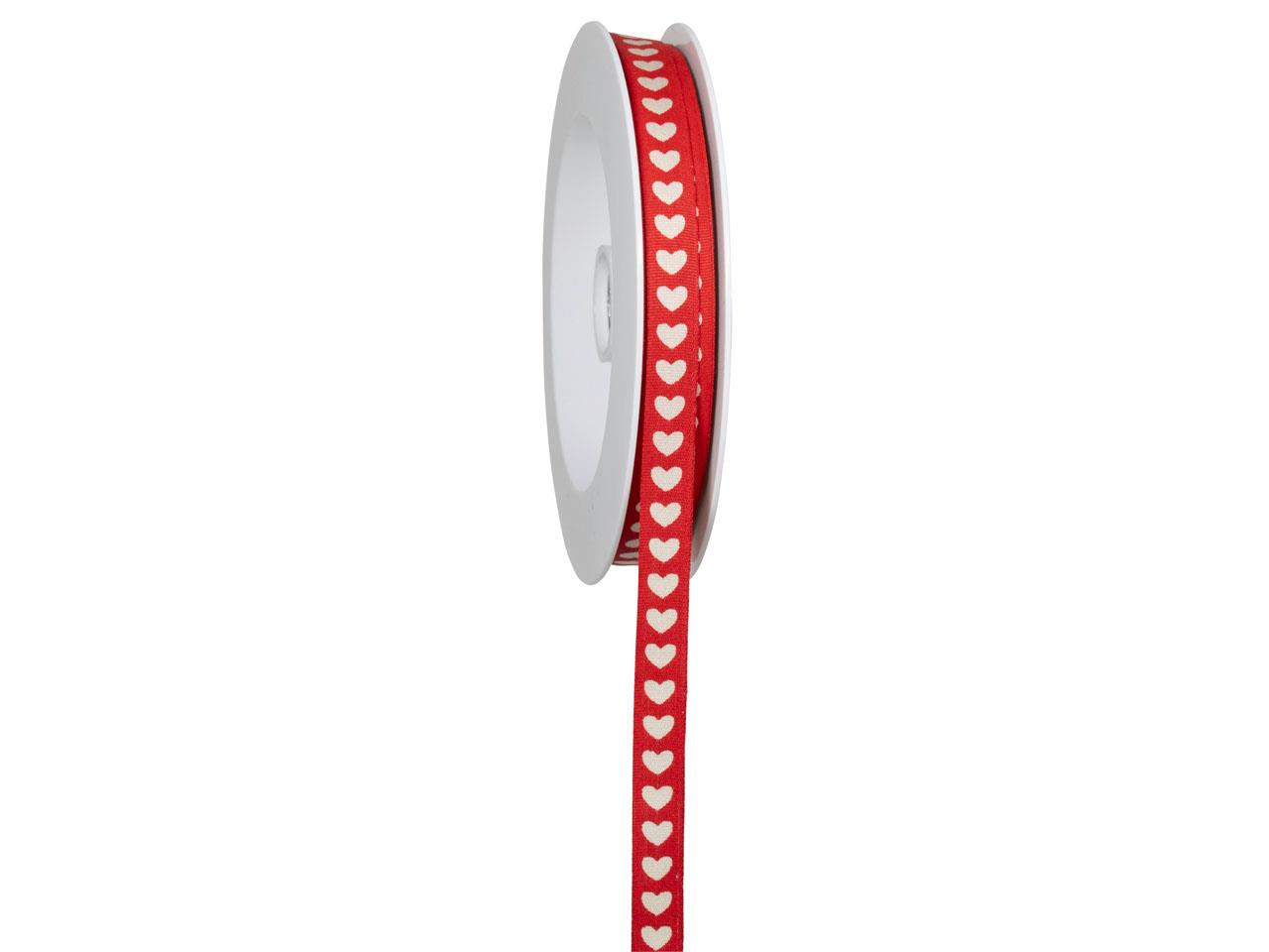 Band Tango Nero 10 mm 20 Meter rot/natur 20/02