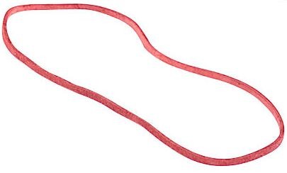 Gummiringe rot 65mm 60% Kautschukanteil ca. 2500Stück NETTO