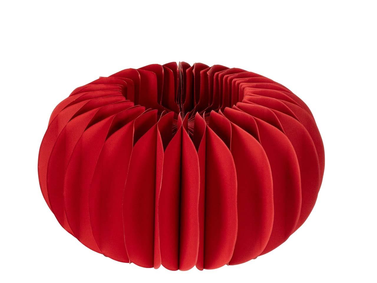 Wabenpapier Sockel D36xH18cm rot