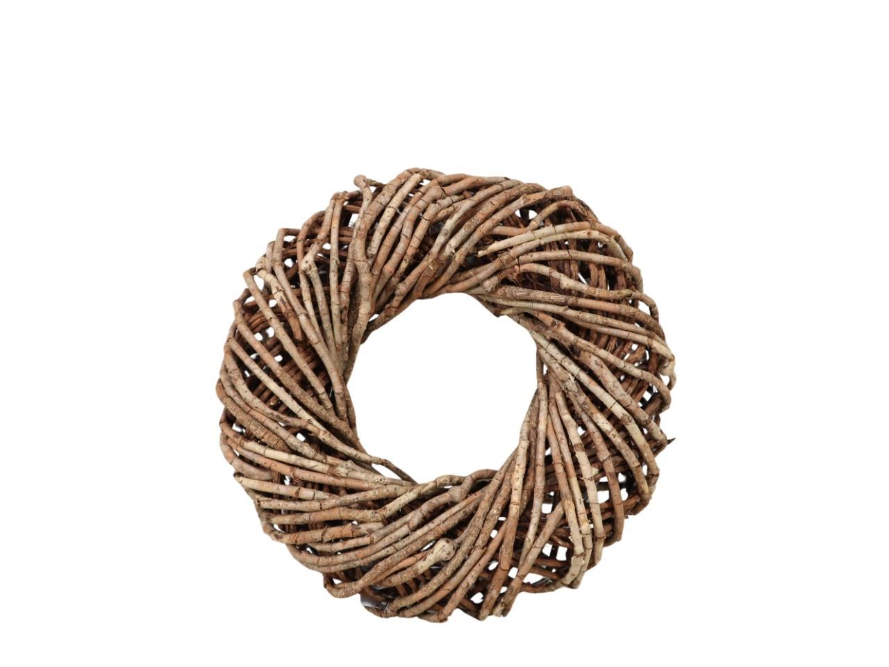 Kranz Rattan natur D35x10 cm