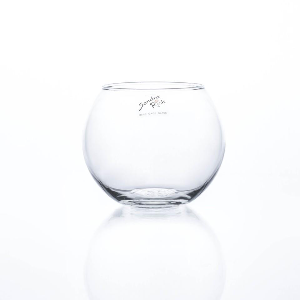 Kugelvase Fisch Bowl H 10 cm D 12,5 cm klar