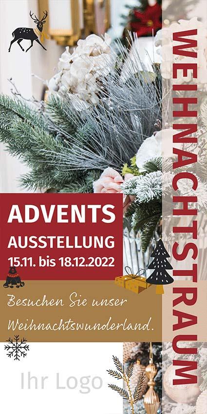 ekaflor Advent POS-Banner inkl. Druck
