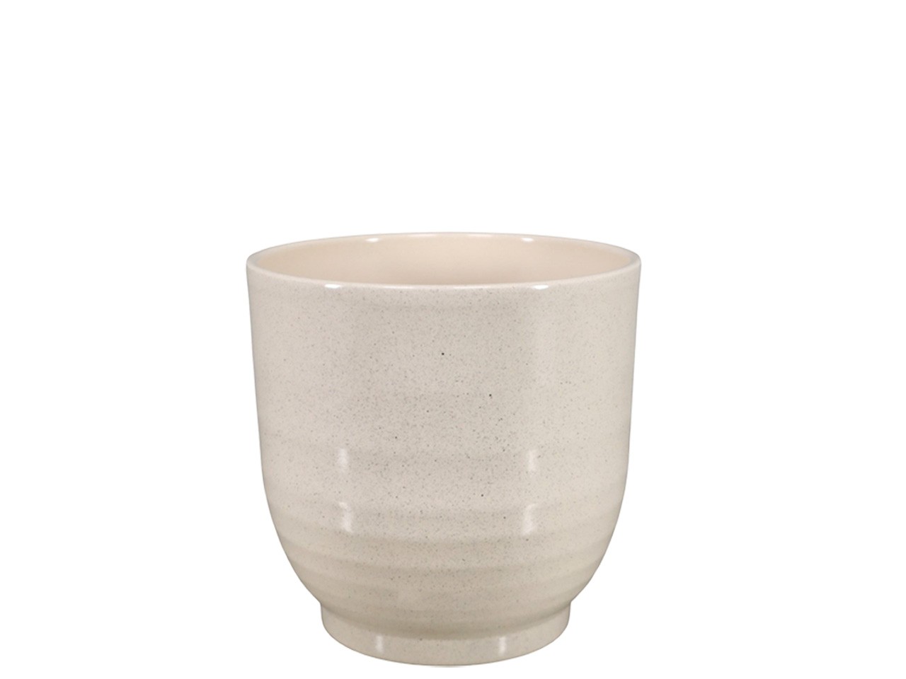 Keramikübertopf Form 685 beige-stone D15cm
