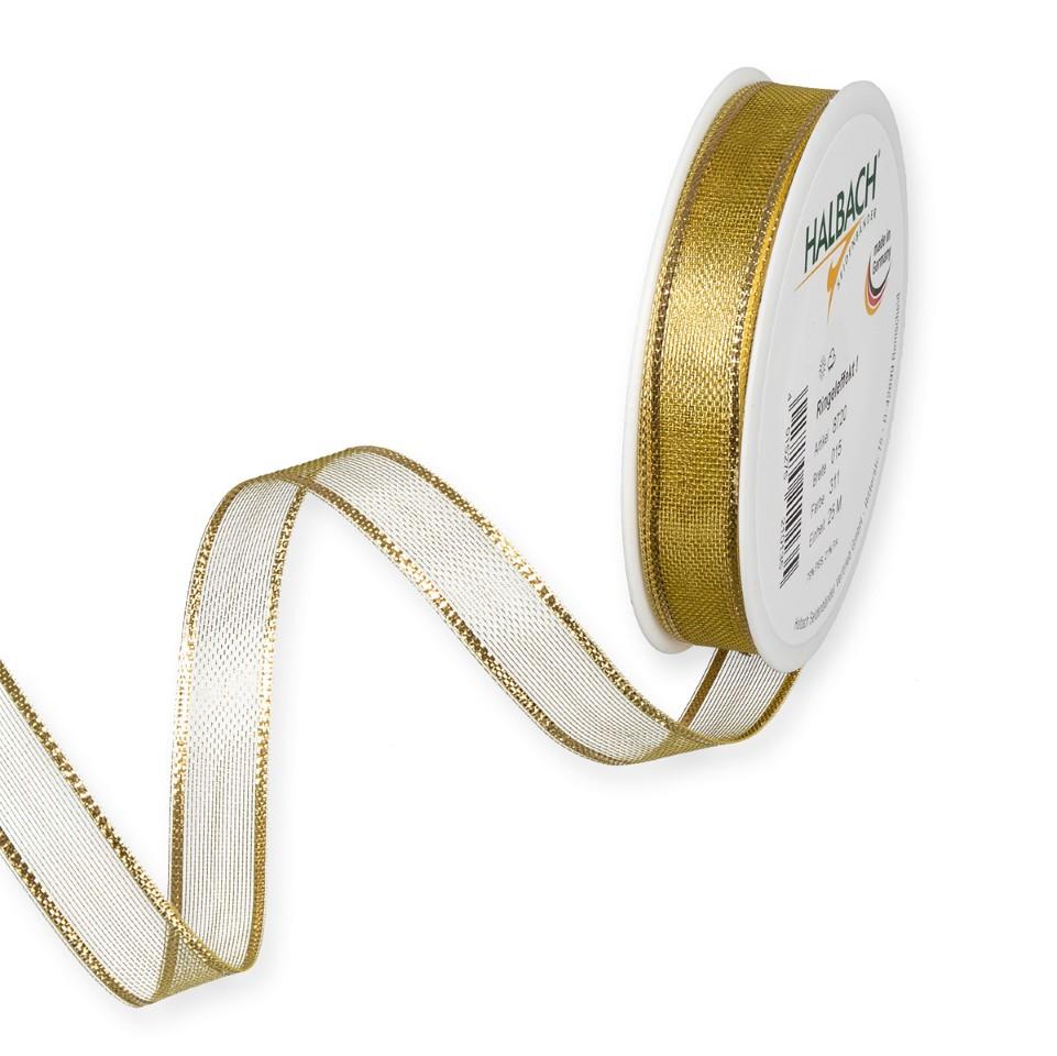 Band transparent 15 mm 25 Meter gold 311