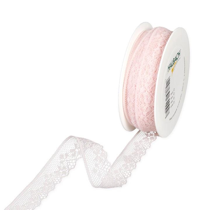 Spitzenband 18 mm 18 Meter pale rose 23
