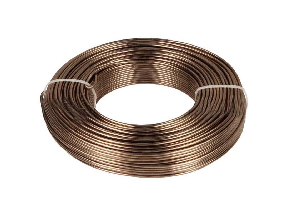 Aluminium-Draht 2,0 60m/500 gr. cappuccino NETTO