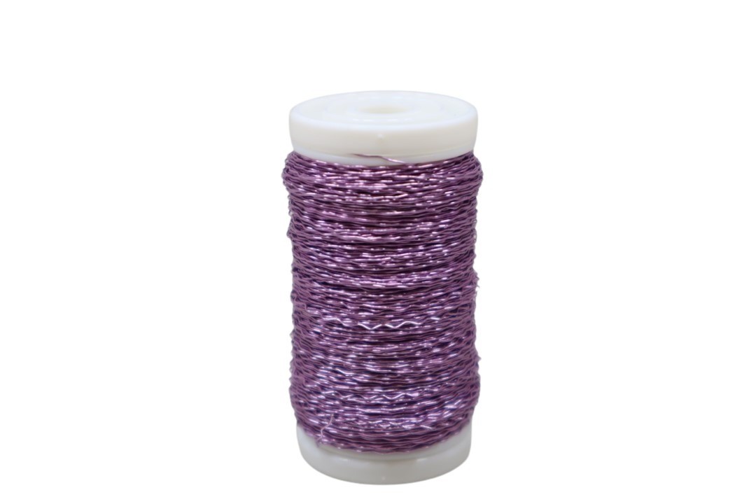 Bouillondrahteffekt 75gr. Snapspule lavendel NETTO