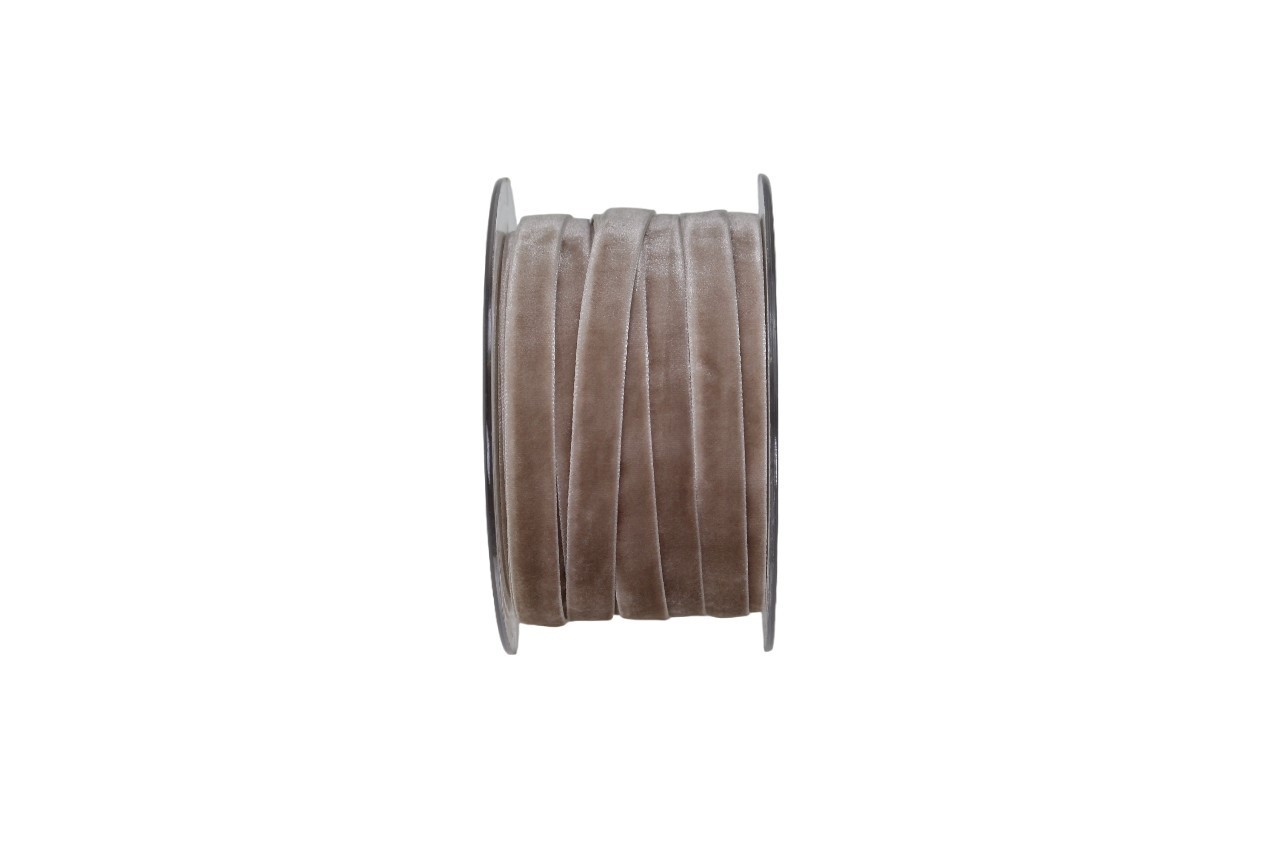 Band Velvet 10 mm 20 Meter nature 435