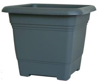 Topf Nora Quadrat 19 cm (für Unters.16 Lara) antra