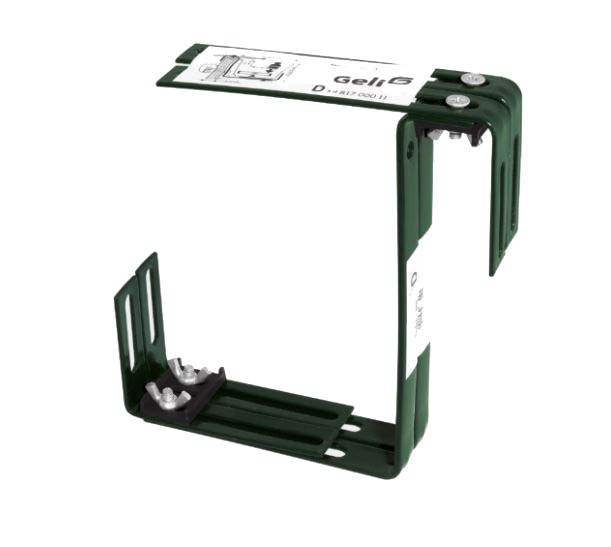 Balkonkastenhalter zweifach (f.Standardkasten) grün