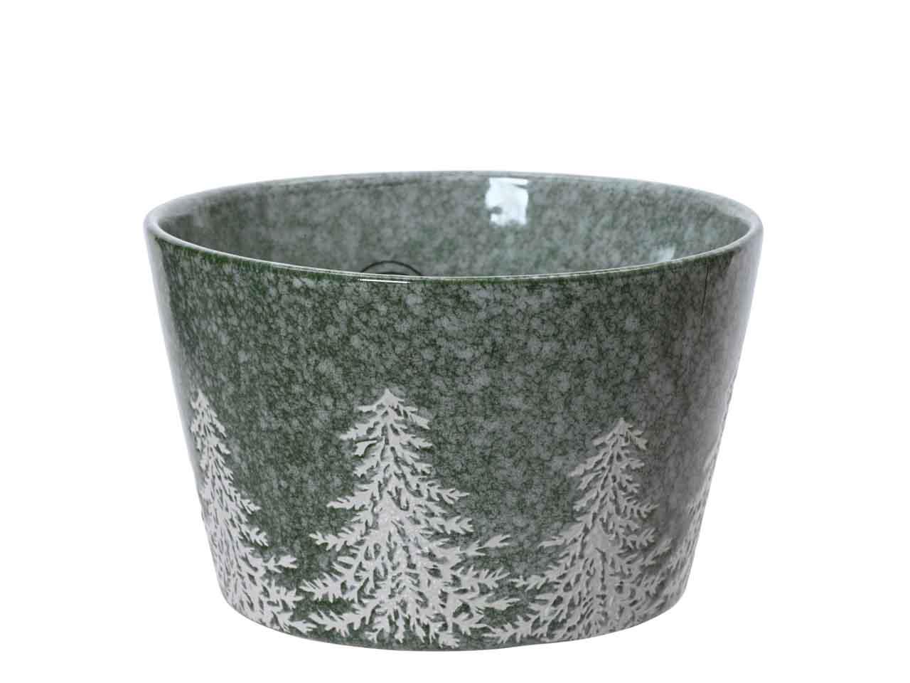 Schale Steingut Lebensmittelecht D13xH8cm