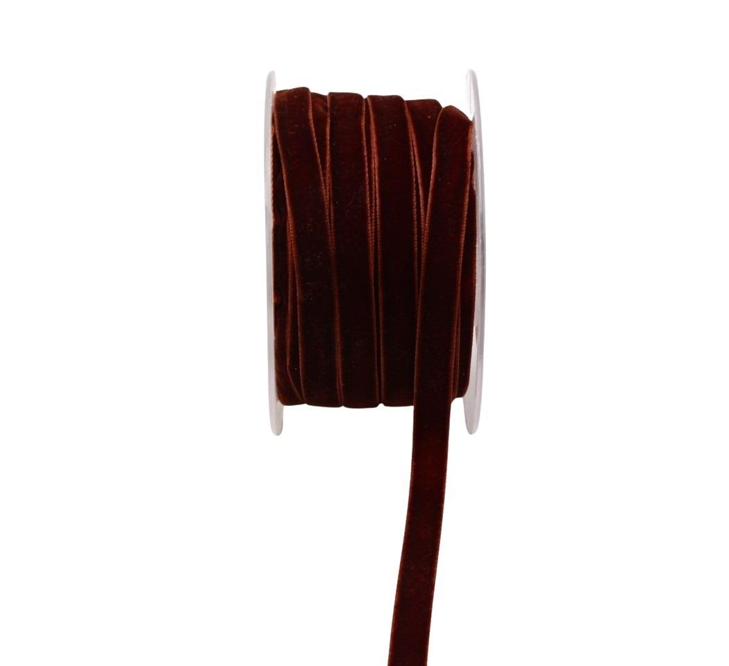 Band Velvet 10 mm 20 Meter braun 430