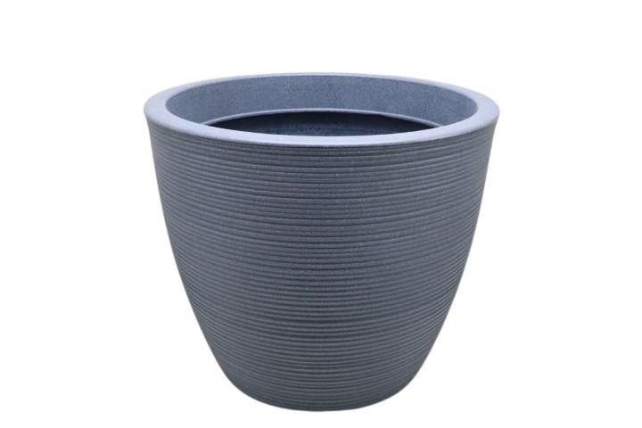 Rillentopf Milano 43cm anthrazit NETTO