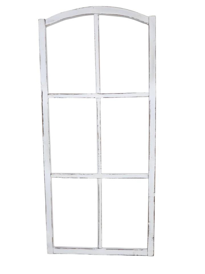 Fensterrahmen Holz antikweiß B50xH112cm