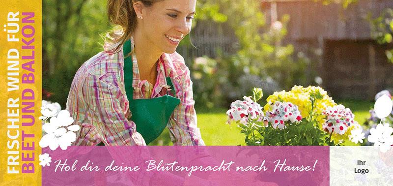 ekaflor Beet/Balkon 2025 DIN lang Flyer inkl.Druck(1000Stk)