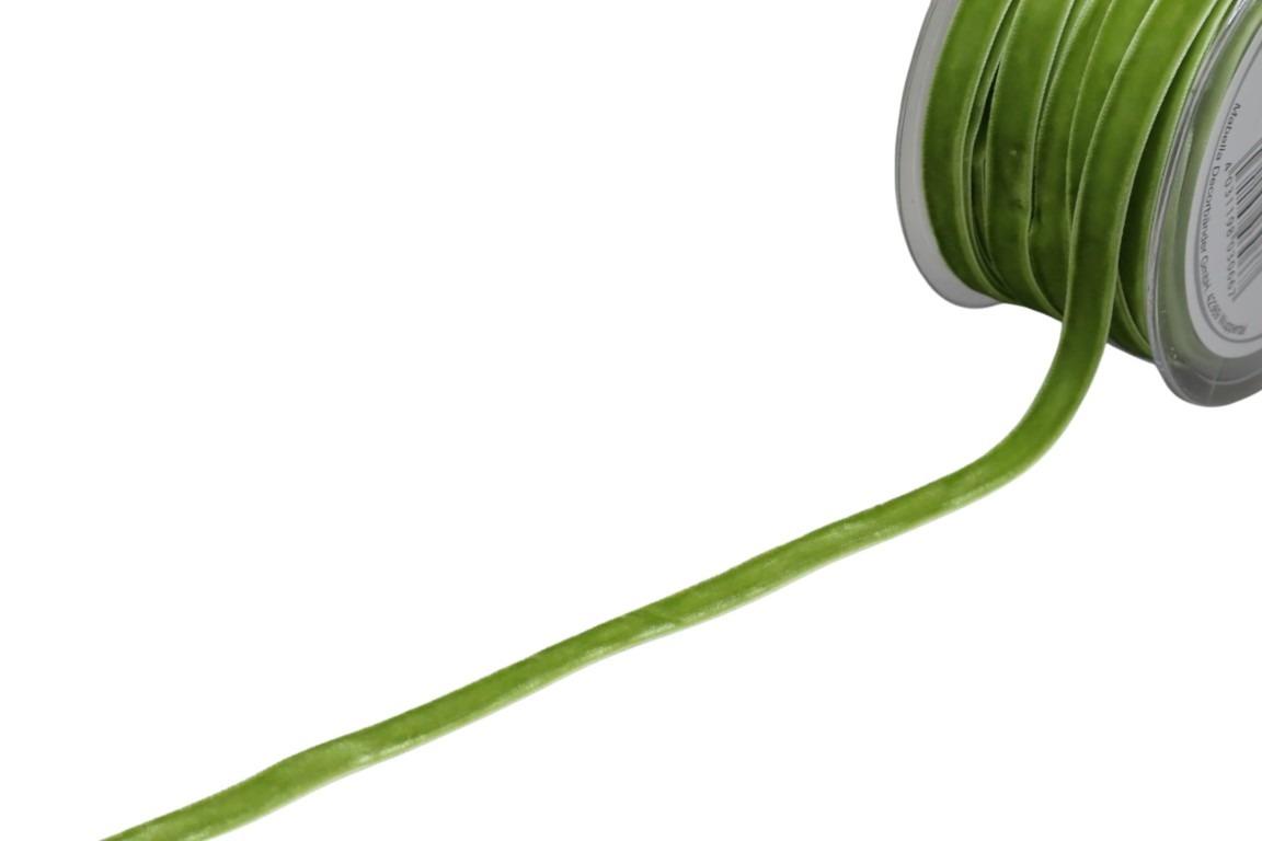 Band Velvet 10 mm 20 Meter hellgrün 520