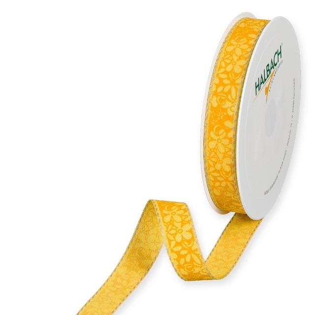 Druckband Streublümchen 15 mm 18 Meter orange 914