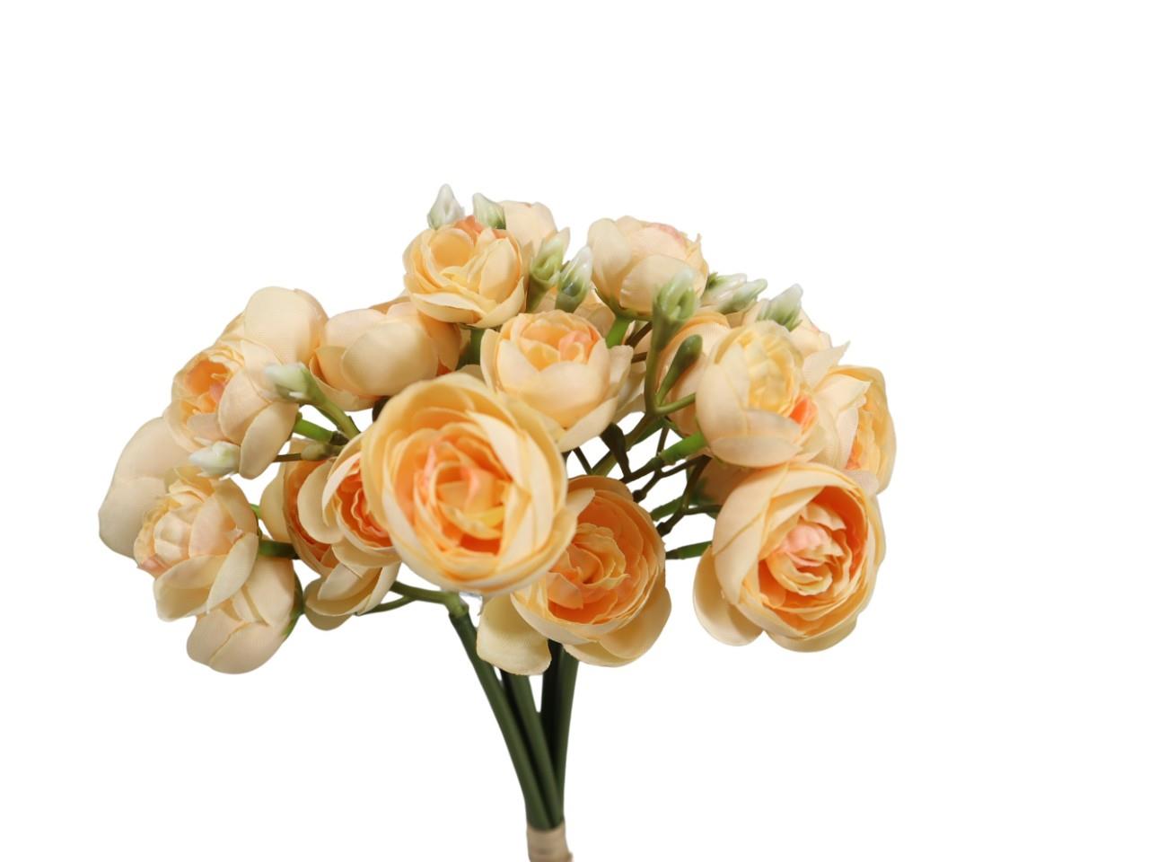 Ranuculus Bündel H33cm 25Blüten apricot