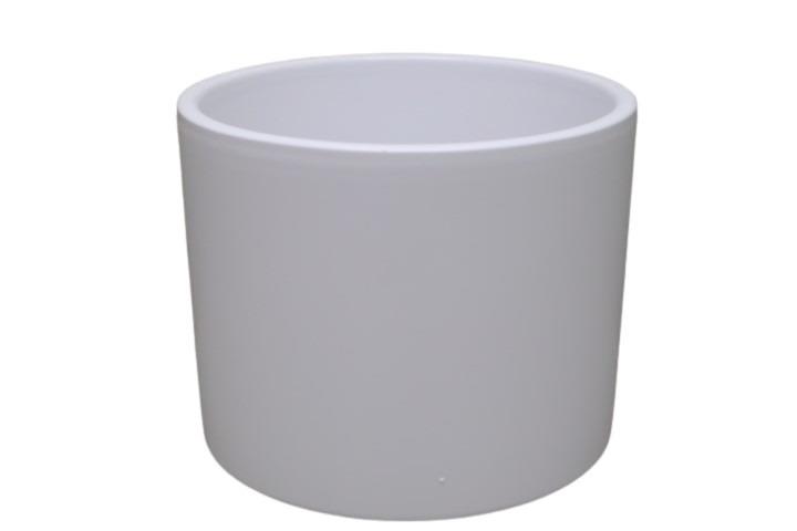 Keramikübertopf 28cm weiss-matt Serie 411