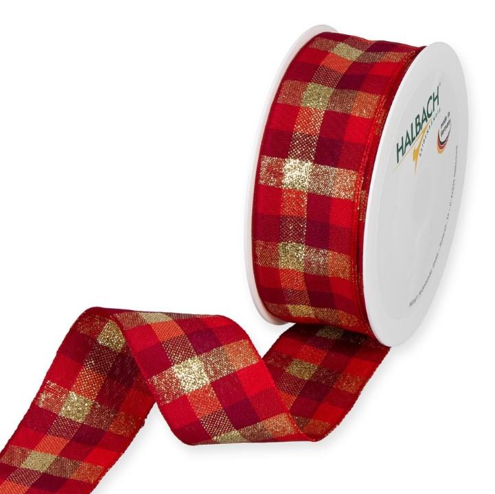 Karoband 38 mm 18 Meter red/gold 65