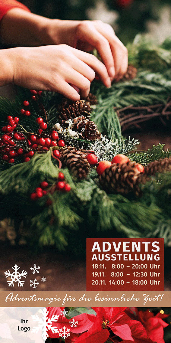 Roll-up Banner mit Ständer inkl. Druck