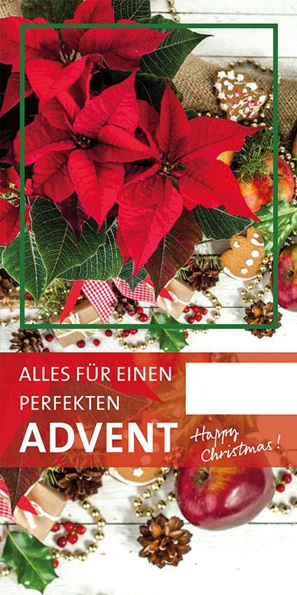 ekaflor Advent POS-Banner 2 inkl. Druck