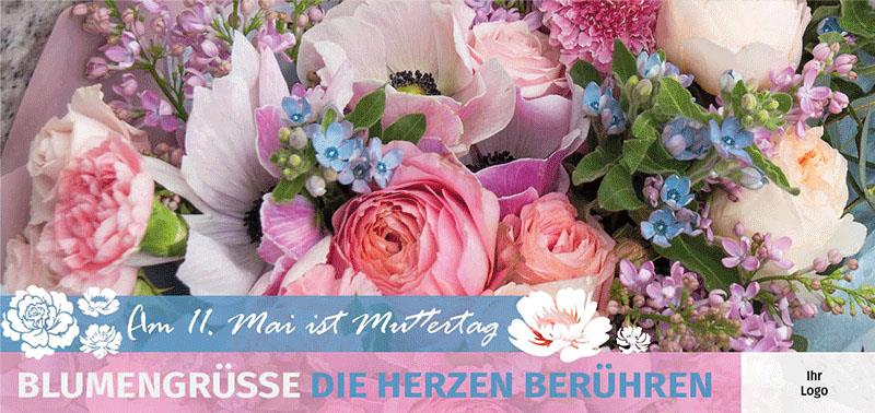 ekaflor Muttertag 2025 DIN lang Flyer inkl.Druck(1000Stk)