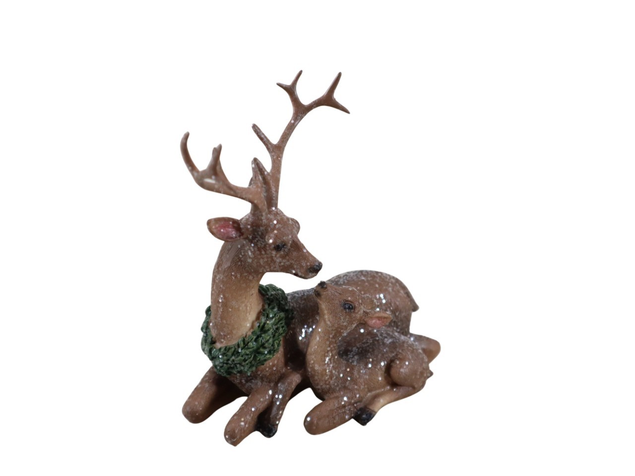 Hirsch & Kitz Polyresin braun D15x17cm
