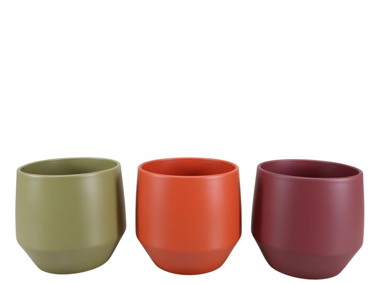 Übertopf Keramik herbstmix D16cm