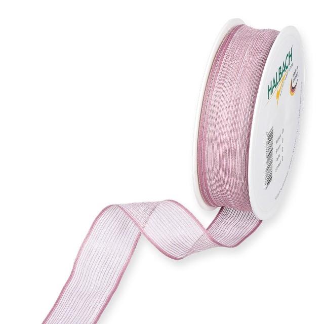 Band transparent 25 mm 20 Meter pale berry 510