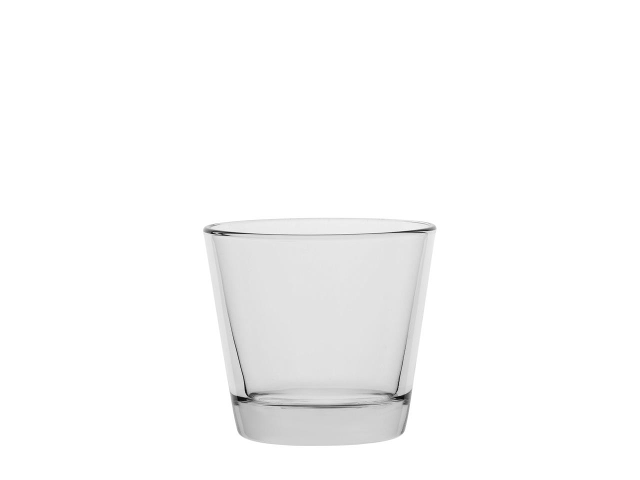 Glas konisch H 8,2cm D 9cm NETTO