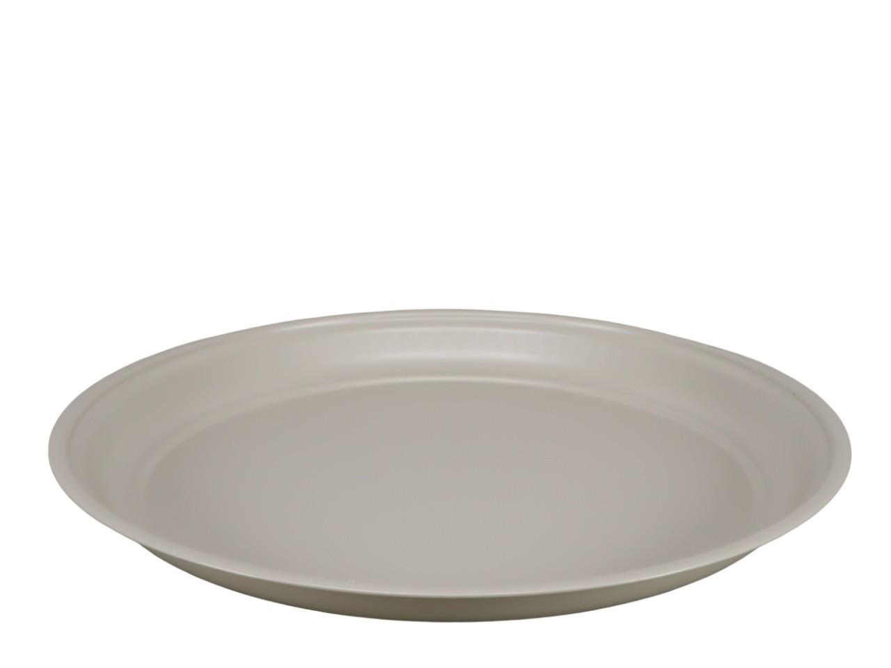 Teller Metall taupe matt D50cm