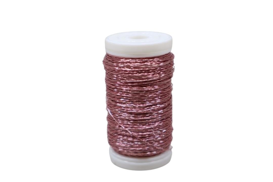 Bouillondrahteffekt 75gr. Snapspule rosa NETTO