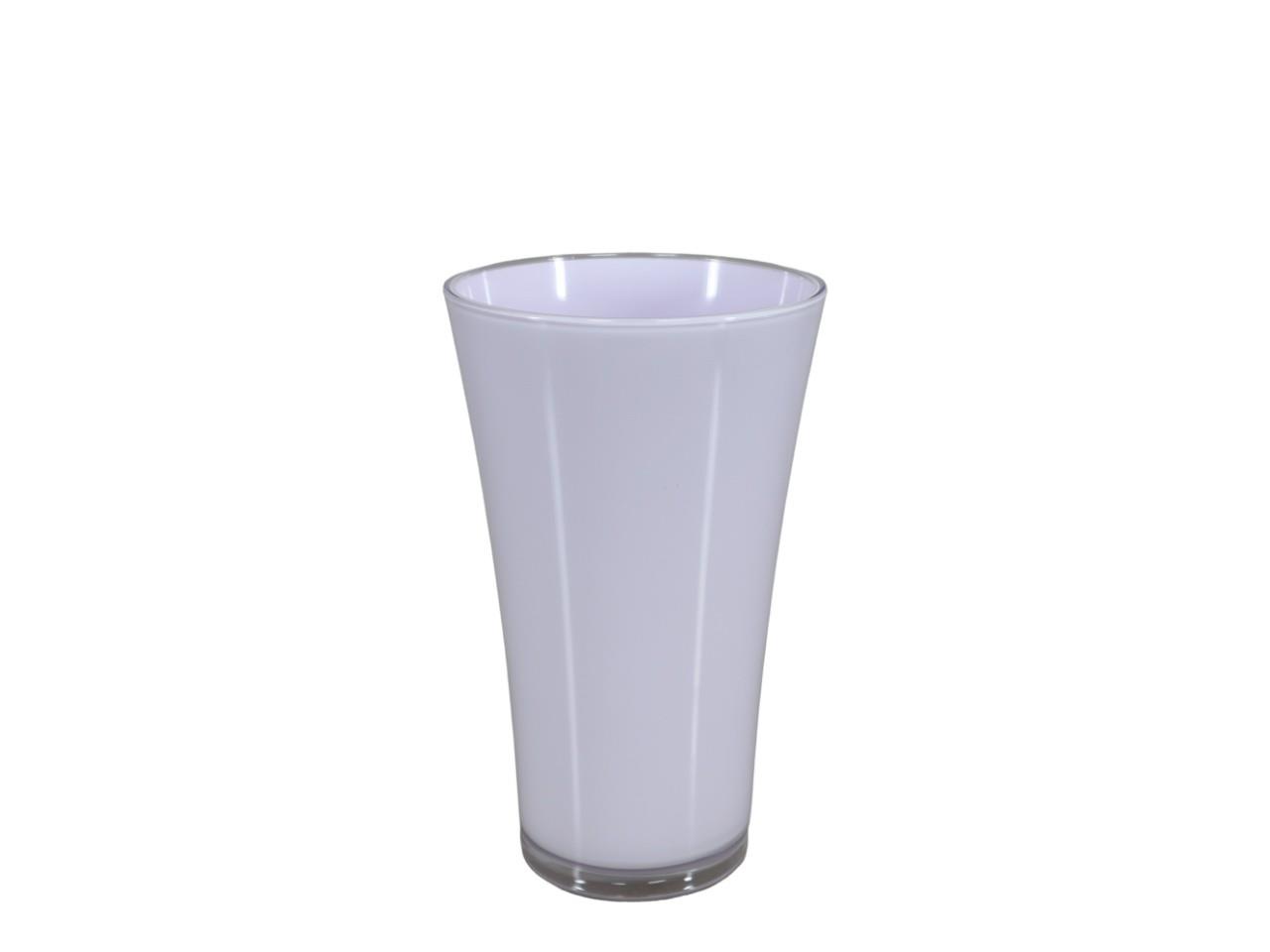 Gebrauchsvase Fizzy Cristal H27 D16,5 weiß