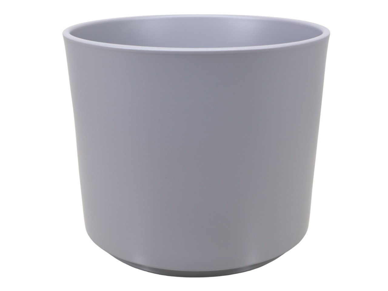 Keramikübertopf Cilindro basaltgrau matt D32cm