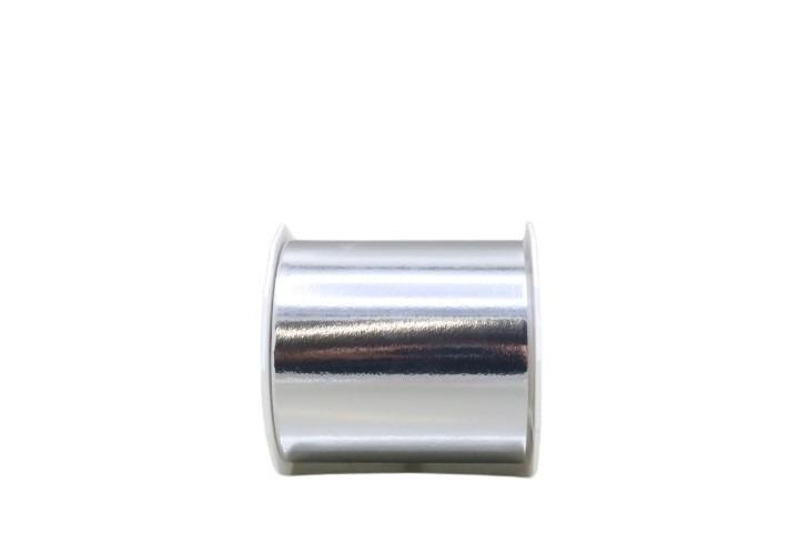 Polyband glänzend 90mm silber