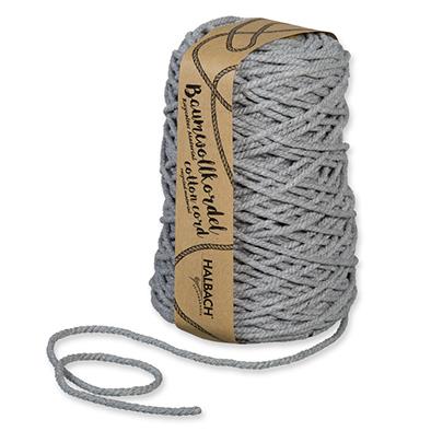 Baumwollkordel 500gr. ca.80Meter 5mm grey 21 NETTO