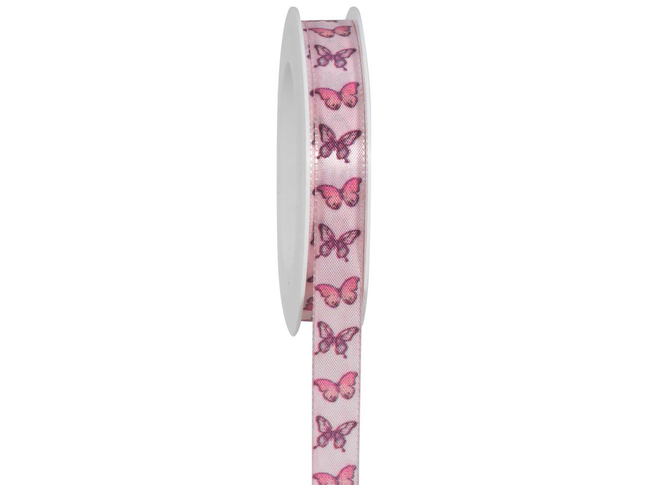Band Butterfly 15 mm 18 Meter primrose pink 227