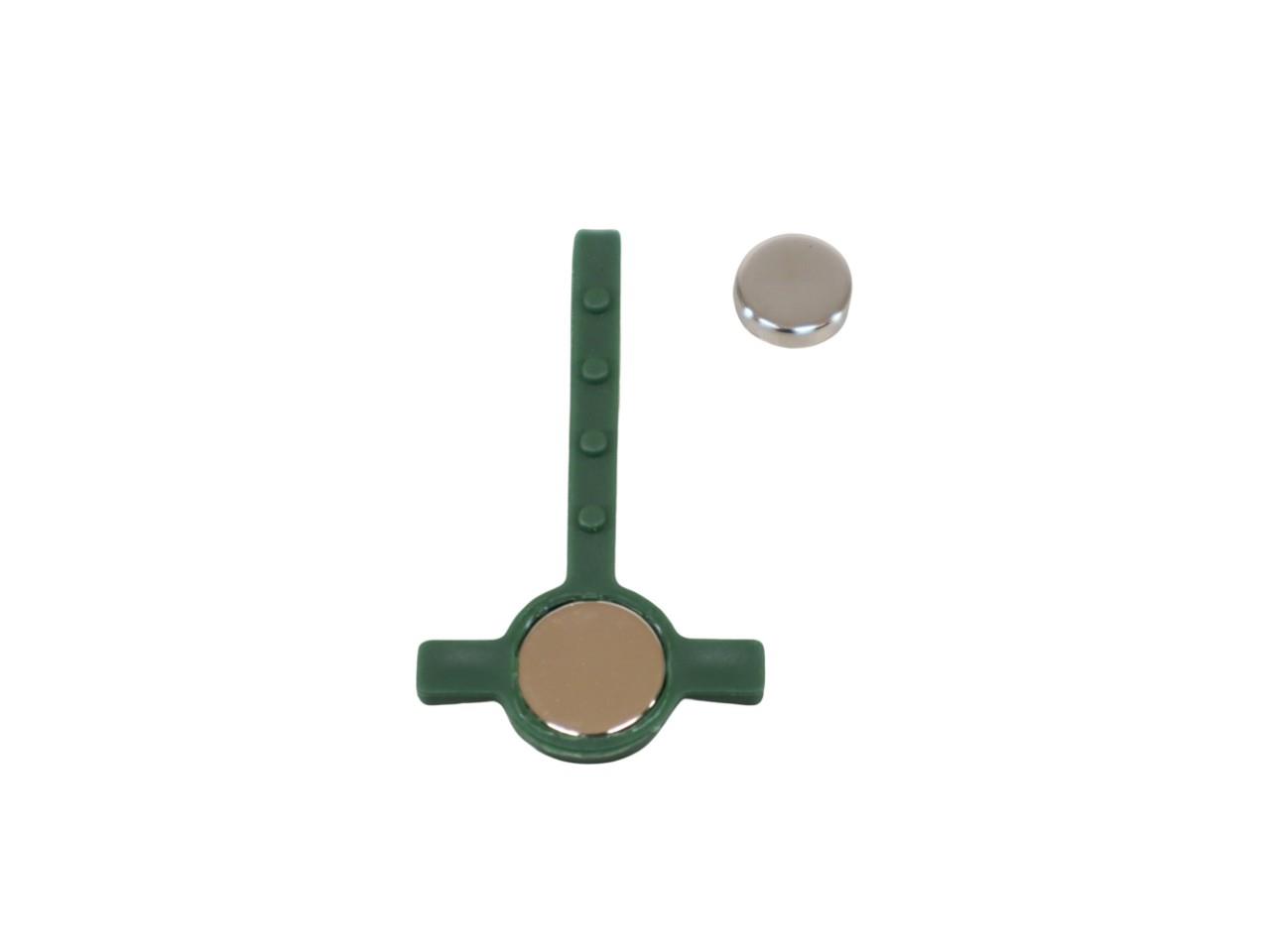 Anstecknadel mit Magnet grün NETTO