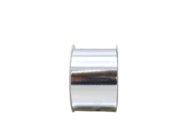 Polyband glänzend 69mm silber