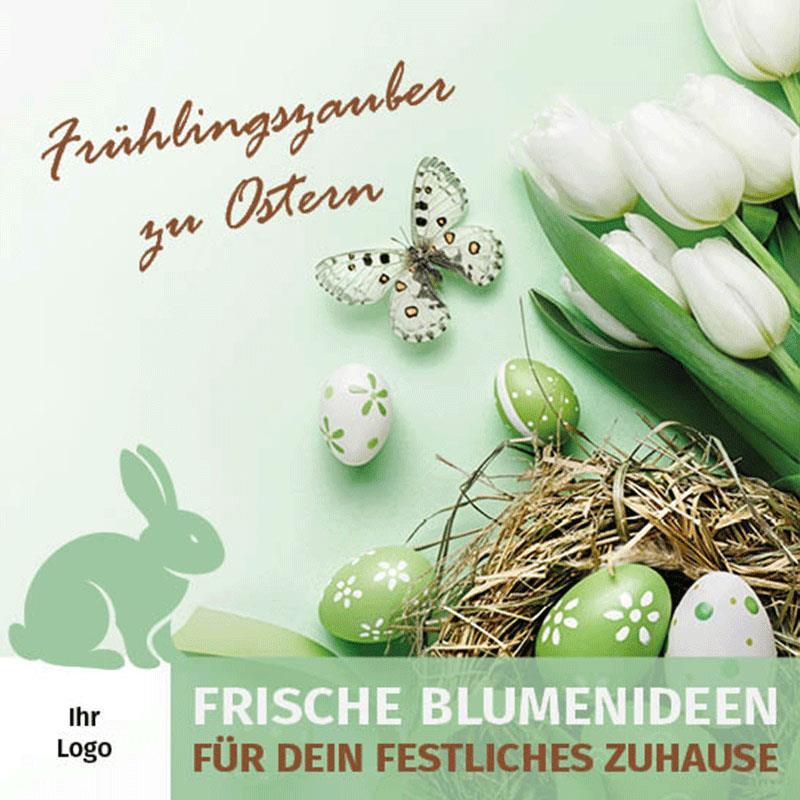 ekaflor Ostern 2025 Anzeigenvorlage PDF+JPG