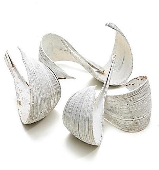Cocosschale Galera mini L18-20B10cm white washed