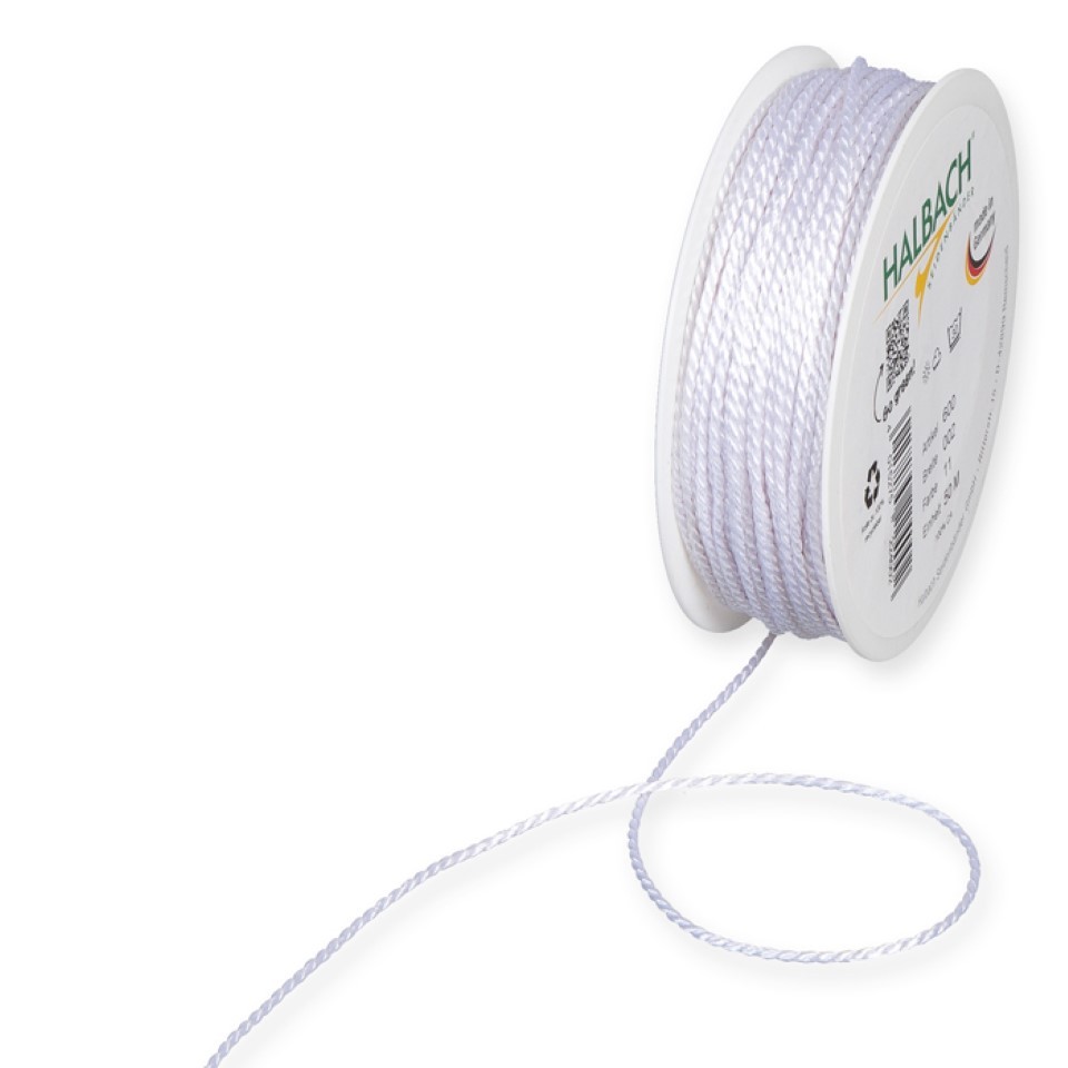 Kordel 2mm weiß 11