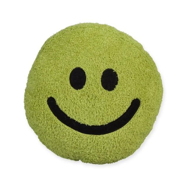 Kissen Smiley Durchmesser ca. 30 cm grün