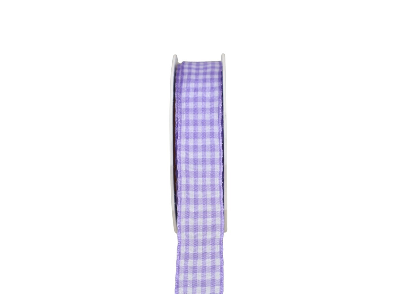 Band Vichy m. Drahtkante 25mm  lavendel 610