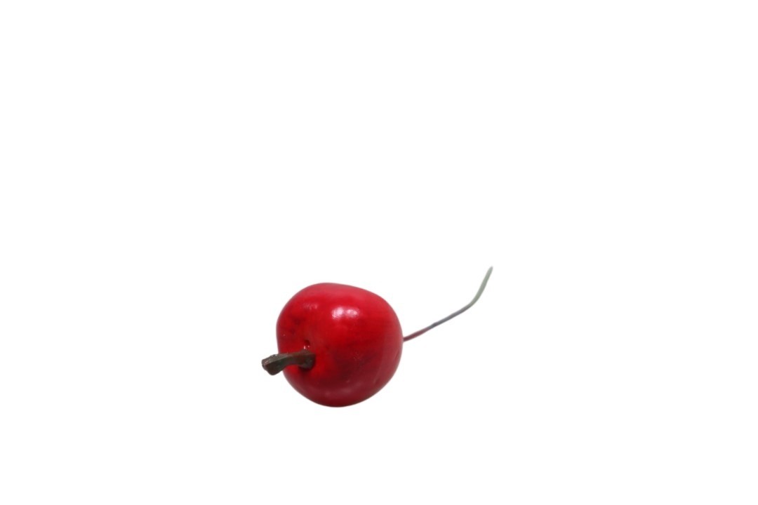 Apfel am Pick rot D2,5cm