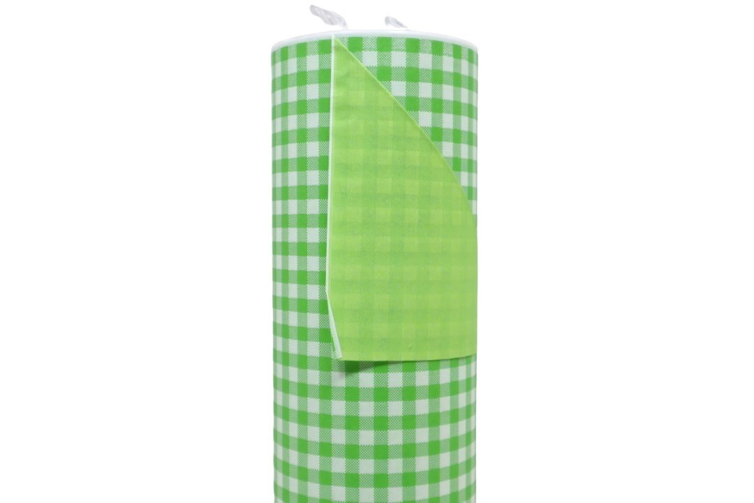 Manschettenpapier 25cm 100lfm Karo maigrün NETTO