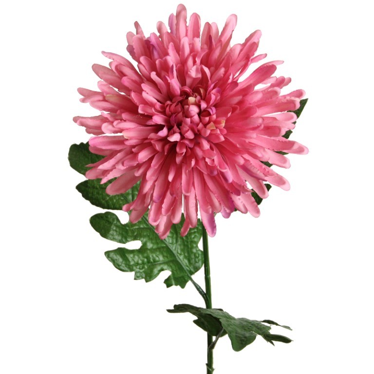 Chrysantheme mauve Seide L70 cm