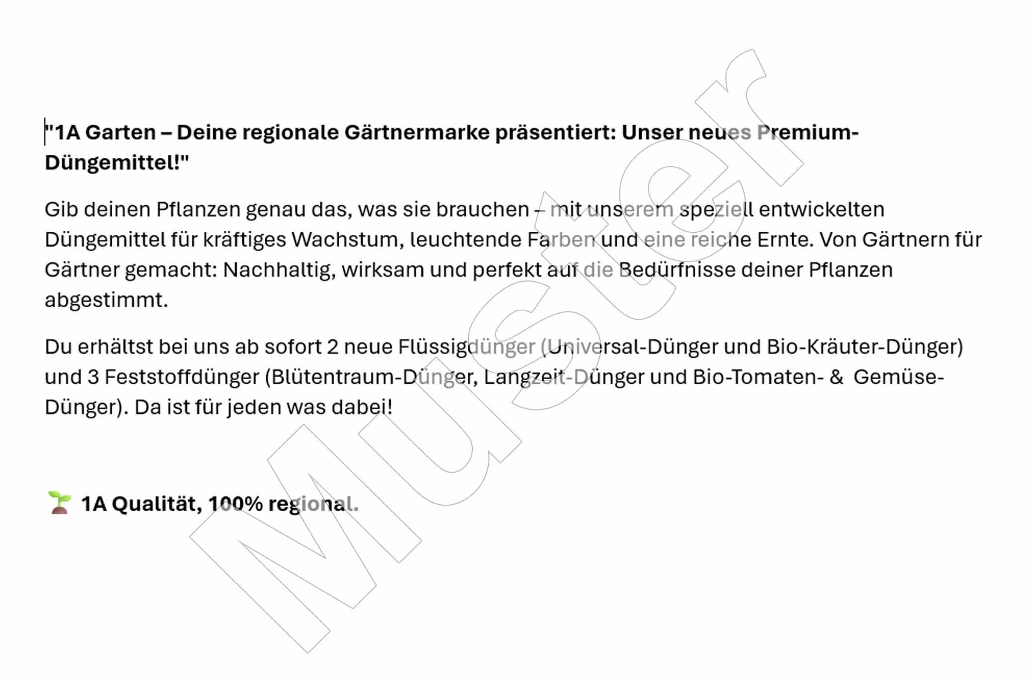 ekaflor Dünger Online Bild u. Textpaket